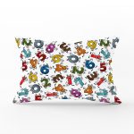 - Rh-Dik-3562-Gorsel1 - Realhomes Özel Tasarım Rakamlar Dijital Baskılı Modern Dikdörtgen Yastık Kırlent Kılıfı Realhomes