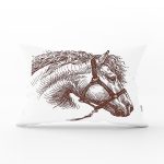 - Rh-Dik-38-Gorsel1 - Realhomes Modern At Resimli Dijital Baskılı Dekoratif Dikdörtgen Yastık Kırlent Kılıfı Realhomes