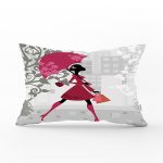 - Rh-Dik-39-Gorsel1 - Realhomes Fashion Girl Dijital Baskılı Dekoratif Dikdörtgen Yastık Kırlent Kılıfı Realhomes