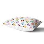 - Rh-Dik-402-Gorsel2 - Realhomes Baykuş Desen Dijital Baskılı Dekoratif Dikdörtgen Yastık Kırlent Kılıfı Realhomes