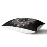 RealHomes Özel Tasarım Güneş Ay Motifli Dikdörtgen Kırlent Kılıfı Realhomes