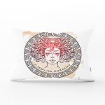 Medusa Gorgon Özel Tasarım Dijital Baskılı Dikdörtgen Yastık Kılıfı Realhomes