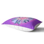 - Rh-Dik-5043-Gorsel2 - Realhomes  Gökkuşağı Motifli Rengarenk Çiçekli Özel Tasarım Dikdörtgen Kırlent Kılıfı Realhomes