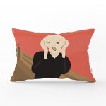 - Rh-Dik-5044-Gorsel1 - Realhomes Edvard Munch-Çığlık Motifli Özel Tasarım Dikdörtgen Kırlent Kılıfı Realhomes