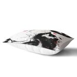 - Rh-Dik-5083-Gorsel2 - Realhomes Kırmızı Rujlu Siyah Beyaz Fashion Girl Motifli Dikdörtgen Kırlent Kılıfı Realhomes