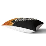 Siyah Ve Karamel Zeminde Zenci Kadın Dijital Baskılı Dikdörtgen Kırlent Kılıfı Realhomes