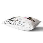 - Rh-Dik-5104-Gorsel2 - Realhomes Şapkalı Fashion Girl Desenli Dikdörtgen Kırlent Kılıfı Realhomes