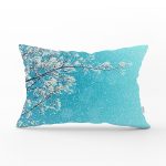 Gökyüzü Temalı Ağaç Motifli Dekoratif Dikdörtgen Yastık Kılıfı Realhomes