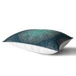 Lacivet Desenli Gold Mandla Motifli Dekoratif Dikdörtgen Yastık Kılıfı Realhomes