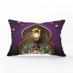 RealHomes Dini Motifli Özel Tasarım Dijital Baskılı Dikdörtgen Kırlent Kılıfı Realhomes