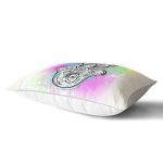 - Rh-Dik-5206-Gorsel2 - Realhomes Gökkuşağı Zeminde Fatma Ana Eli Temalı Özel Tasarım Dikdörtgen Yastık Kılıfı Realhomes