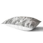 - Rh-Dik-5233gri-Gorsel2 - Realhomes Gri Zeminde Fuşya Ve Beyaz Çiçek Tasarımlı Dikdörtgen Yastık Kılıfı Realhomes