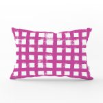 - Rh-Dik-5236mor-Gorsel1 - Realhomes Lacivert Zeminde Geometrik Kare Motifli Dekoratif Dikdörtgen Yastık Kılıfı Realhomes