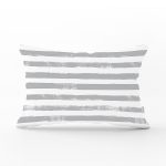 - Rh-Dik-5237gri-Gorsel1 - Realhomes Gri Çizgili Motifli Dekoratif Modern Dikdörtgen Yastık Kılıfı Realhomes
