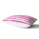 Mor Çizgili Motifli Dekoratif Modern Dikdörtgen Yastık Kılıfı Realhomes