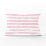 - Rh-Dik-5237pembe-Gorsel1 - Realhomes  Pembe Çizgili Motifli Dekoratif Modern Dikdörtgen Yastık Kılıfı Realhomes