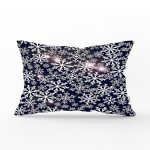 - Rh-Dik-5245-Gorsel1 - Realhomes Kristal Kar Taneleri Motifli Özel Tasarım Dikdörtgen Yastık Kılıfı Realhomes