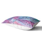 - Rh-Dik-5269-Gorsel2 - Realhomes Büyüleyici Renklerde Tropikal Yaprak Desenli Özel Tasarım Dikdörtgen Kırlent Kılıfı Realhomes