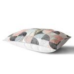 Dekoatif Mermer Desenli Dijital Baskılı Dikdörtgen Kırlent Kılıfı Realhomes