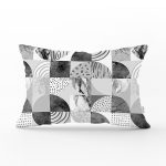 - Rh-Dik-5288-Gorsel1 - Realhomes RealHomes Gri Zeminde Dekoratif Mermer Desenli Dijital Baskılı Dikdörtgen Kırlent Kılıfı Realhomes