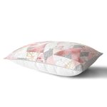 - Rh-Dik-5293-Gorsel2 - Realhomes Geometrik Pembe Ve Gri Mermer Motifli Özel Tasarım Dikdörtgen Yastık Kılıfı Realhomes