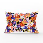 - Rh-Dik-5294-Gorsel1 - Realhomes Siyah Zeminde Soyut Geometrik Çizimli Dekoratif Modern Dikdörtgen Kırlent Kılıfı Realhomes