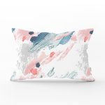 - Rh-Dik-5306-Gorsel1 - Realhomes Beyaz Zeminde Sulu Boya Soyut Motifli Dekoratif Dikdörtgen Kırlent Kılıfı Realhomes