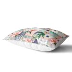 - Rh-Dik-5307-Gorsel2 - Realhomes Geometrik Şekillerde Gül Motifli Özel Tasarım Dikdörtgen Kırlent Kılıfı Realhomes