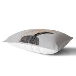 Gri Zeminde Gold Yaprak Motifli Dekoratif Dikdörtgen Kırlent Kılıfı Realhomes