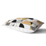 - Rh-Dik-5312-Gorsel2 - Realhomes Geometrik Şekiller İçerisinde Gold Ve Siyah Ayrıntı Motifli Dekoratif Dikdörtgen Yastık Kılıfı Realhomes