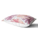 Sulu Boya Tropik Yaprak Desenli Özel Tasarım Modern Dikdörtgen Kırlent Kılıfı Realhomes