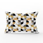 - Rh-Dik-5319-Gorsel1 - Realhomes Geometrik Mermer Desenli Altın Motifli Özel Tasarım Dikdörtgen Kırlent Kılıfı Realhomes