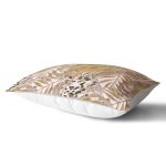 - Rh-Dik-5322-Gorsel2 - Realhomes Leopar Temalı Kuru Yaprak Desenli Dijital Baskılı Dikdörtgen Kırlent Kılıfı Realhomes