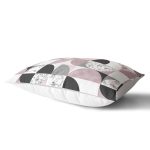 - Rh-Dik-5324-Gorsel2 - Realhomes Geometrik Şekiller İçerisinde Fuşya Mermer Desenli Modern Dikdörtgen Yastık Kılıfı Realhomes