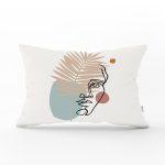 - Rh-Dik-5340-Gorsel1 - Realhomes RealHomes Botanik Portre Desenli Özel Tasarım Dikdörtgen Kırlent Kılıfı Realhomes