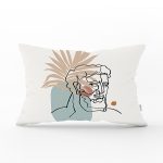 - Rh-Dik-5342-Gorsel1 - Realhomes Antik Yunan Tanrısı RealHomes Özel Tasarım Modern Dikdörtgen Kırlent Kılıfı Realhomes