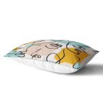 Botanik Portre Basklı Özel Tasarım Dekoratif Dikdörtgen Kırlent Kılıfı Realhomes