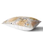 - Rh-Dik-5347-Gorsel2 - Realhomes Tropik Gold Yapraklar Üzerinde Antik Yunan Tanrısı Desenli Dikdörtgen Kırlent Kılıfı Realhomes