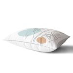 - Rh-Dik-5369-Gorsel2 - Realhomes  Beyaz Zemin Üzerinde Çizim Çiçek Tasarımlı Dikdörtgen Kırlent Kılıfı Realhomes