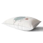 - Rh-Dik-5371-Gorsel2 - Realhomes Portre Çizim Üzerinde Yaprak Desenli Dekoratif Dikdörtgen Kırlent Kılıfı Realhomes