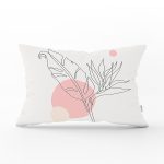 - Rh-Dik-5374seti-Gorsel1 - Realhomes Gri Zemin Üzerinde Karakalem Yaprak Çizimli Modern Dikdörtgen Kırlent Kılıfı Realhomes