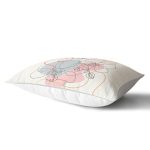 - Rh-Dik-5378-Gorsel2 - Realhomes Kırmızı Ve Turucu Şerit Temalı Çiçek Tasrımlı Dekoratif Dikdörtgen Kırlent Kılıfı Realhomes