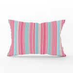 - Rh-Dik-5384-Gorsel1 - Realhomes Pembe Mavi Düz Çizgiler Özel Tasarım Dikdörtgen Kırlent Kılıfı Realhomes