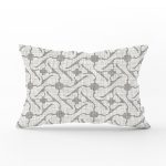 - Rh-Dik-5389-Gorsel1 - Realhomes Kot Zemin Üzerinde Soyut Çizimli Dekoratif Dikdörtgen Yastık Kılıfı Realhomes