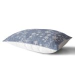 Kot Zemin Üzerinde Kar Tanesi Baskılı Özel Tasarım Dikdörtgen Yastık Kılıfı Realhomes