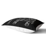 Retro Mandala Fil Desenli Özel Tasarım Dikdörtgen Kırlent Kılıfı Realhomes