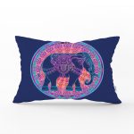 Rengarenk Bohem Otantik Etnik Fil Desenli Dikdörtgen Kırlent Kılıfı Realhomes