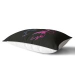 Siyah Zeminde Neon Kartal Motifli Dikdörtgen Kırlent Kılıfı Realhomes