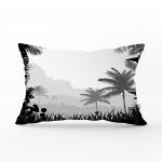 - Rh-Dik-5503-Gorsel1 - Realhomes Doğa Temalı Palmiye Ağaç Desenli Dikdörtgen Kırlent Kılıfı Realhomes