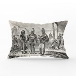 Osmanlı Temalı Özel Tasarım Dikdörtgen Kırlent Kılıfı Realhomes